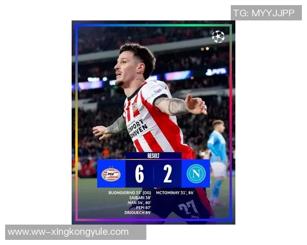 丹尼斯曼凭借梅开二度荣膺埃因霍温对那不勒斯比赛全场最佳称号